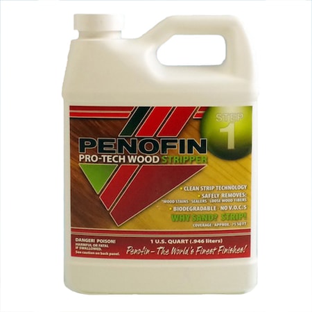 Penofin 1 Qt Pro-Tech Step No 1 - Wood Stripper FTECHQT